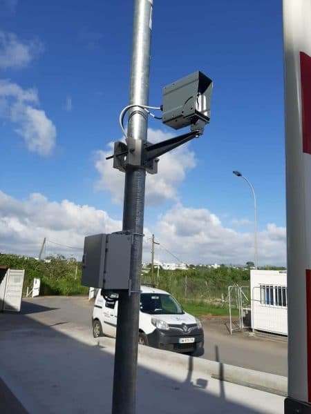 cameras to identify trucks on weighbrige