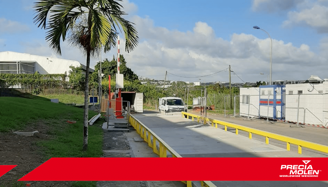 weighbridge replacement on a waste processing plant