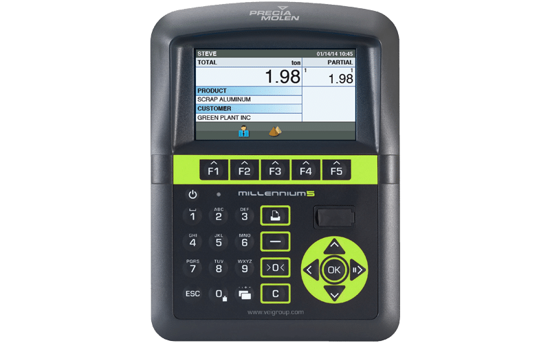 Millennium 5 : On board weighing system